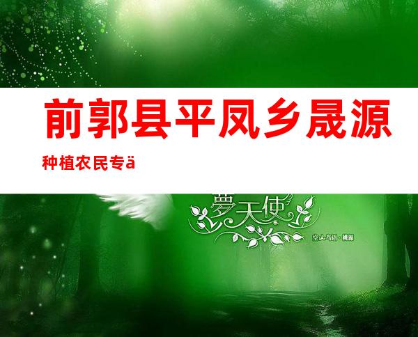 前郭县平凤乡晟源种植农民专业合作社