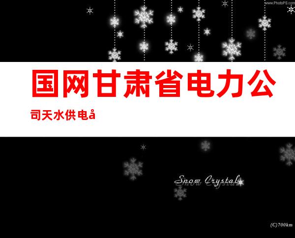 国网甘肃省电力公司天水供电公司