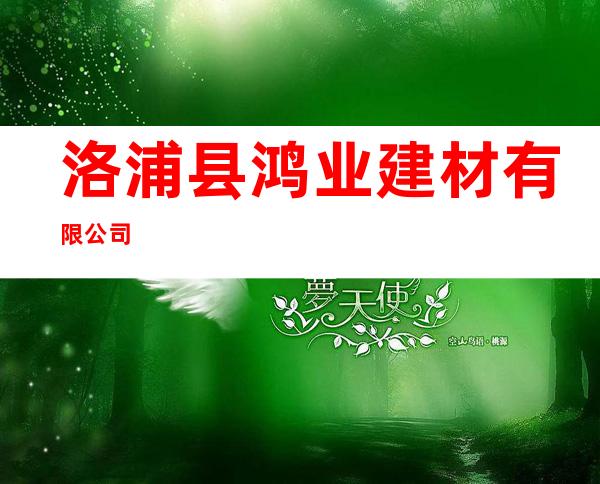 洛浦县鸿业建材有限公司