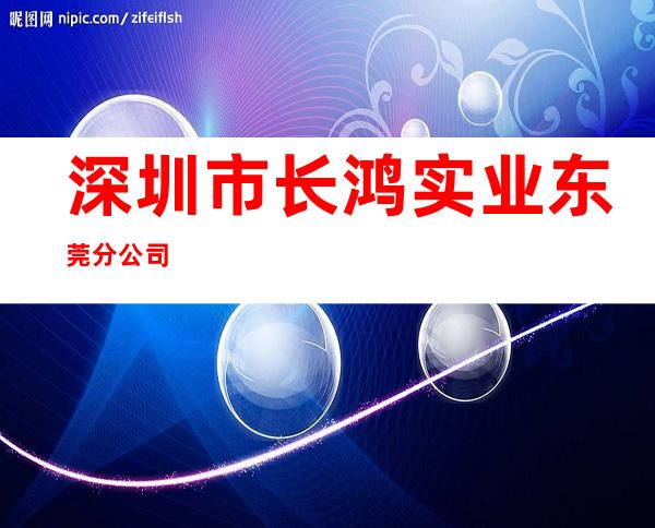 深圳市长鸿实业东莞分公司