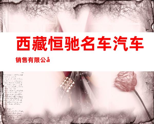西藏恒驰名车汽车销售有限公司